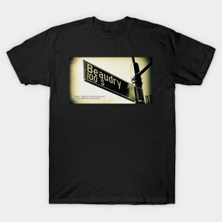 Beaudry Avenue, Los Angeles, California by Mistah Wilson T-Shirt